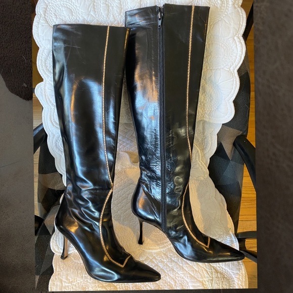 Manolo Blahnik Shoes - Manolo Leather Boots
